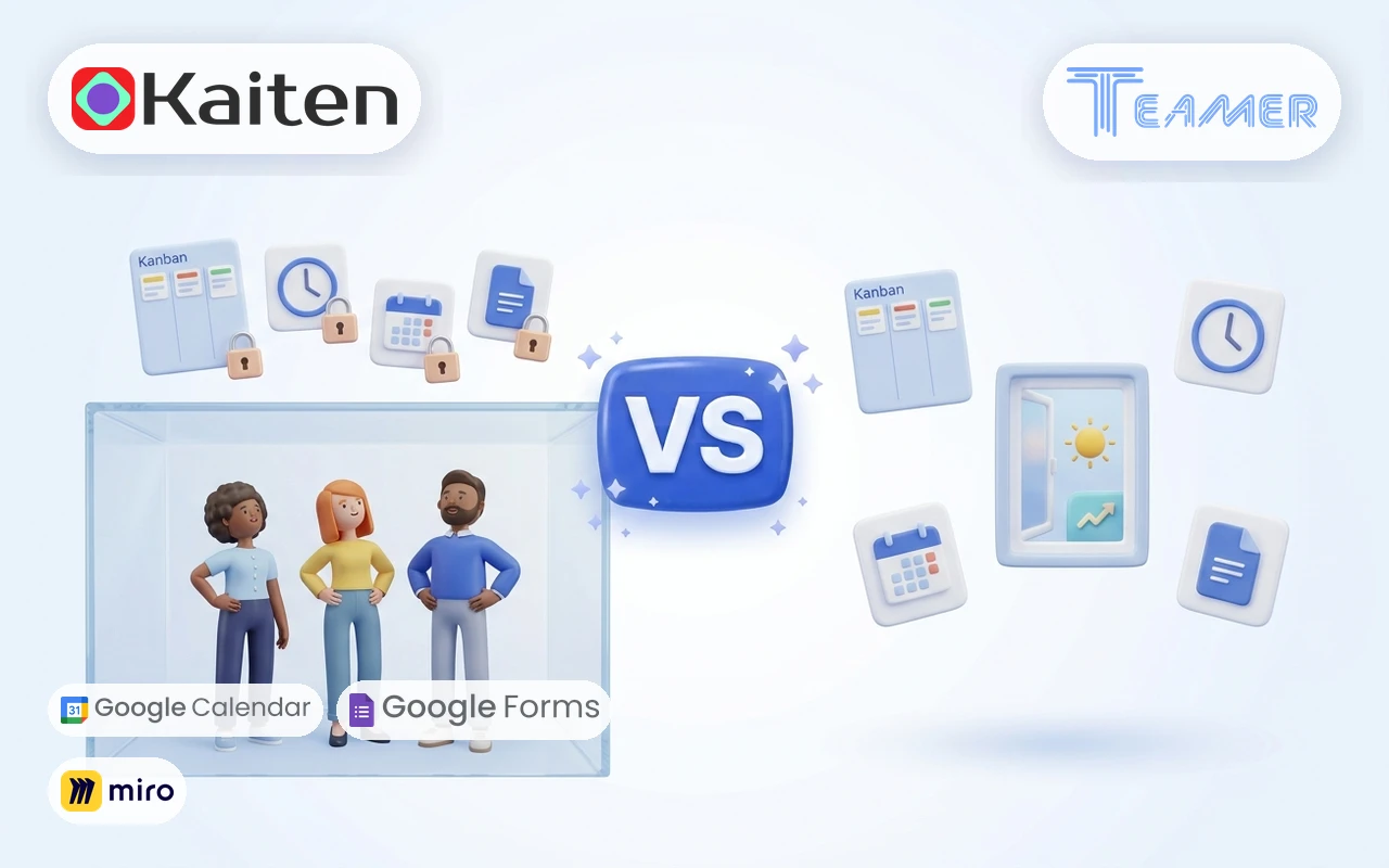 Teamer vs Kaiten: почему функциональность не должна зависеть от размера команды