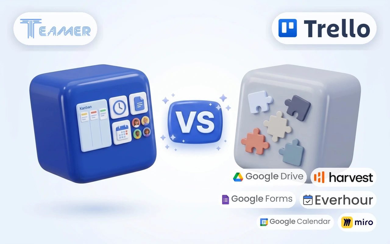 Teamer &mdash; бесплатная замена и достойная альтернатива Trello